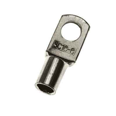 SC-JGK-16x6 Copper Tube Lug RIng Terminal 16mm² 6mm Stud (Pack of 10)