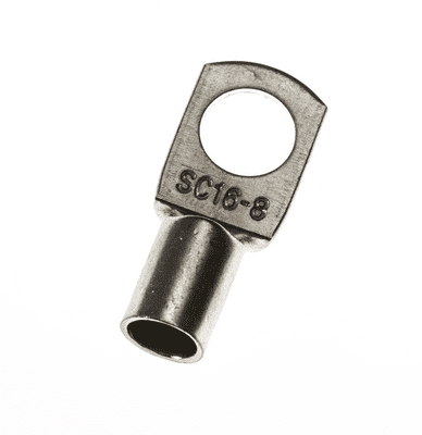 SC-JGK-16x8 Copper Tube Lug RIng Terminal 16mm² 8mm Stud (Pack of 10)