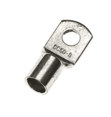 SC-JGK-50x8 Copper Tube Lug RIng Terminal 50mm² 8mm Stud (Pack of 10)