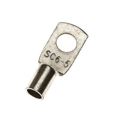 SC-JGK-6x5 Copper Tube Lug RIng Terminal 6mm² 5mm Stud (Pack of 10)