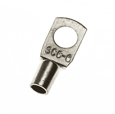SC-JGK-6x6 Copper Tube Lug RIng Terminal 6mm² 6mm Stud (Pack of 10)