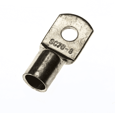 SC-JGK-70x8 Copper Tube Lug RIng Terminal 70mm² 8mm Stud (Pack of 10)