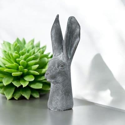 29CM GREY RESIN RABBIT