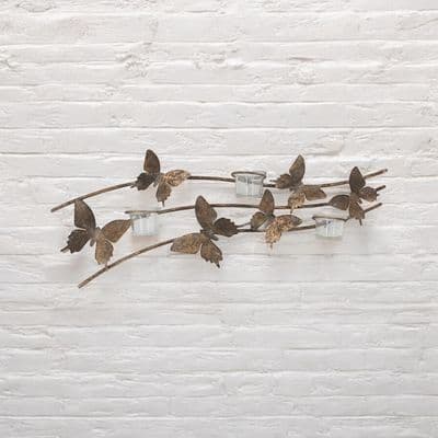 67CM METAL CANDLE HOLDER BUTTERFLY