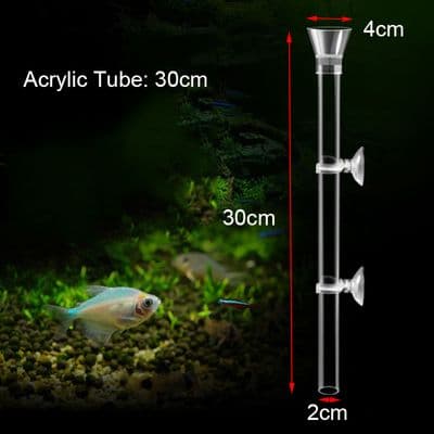 Acrylic Aquarium Feeder Tube Dish 