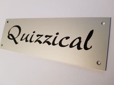 Aluminium plaques