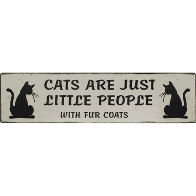 Artisan Furniture Plaque - Cats Are Just Little People Plaque
