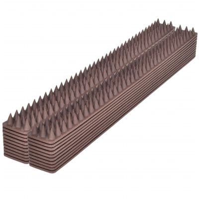 Bird Control Spikes 49 x 4.5 x 1.7 cm Set of 20