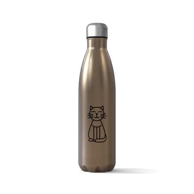 Cute Cat Design 750ml Bottle