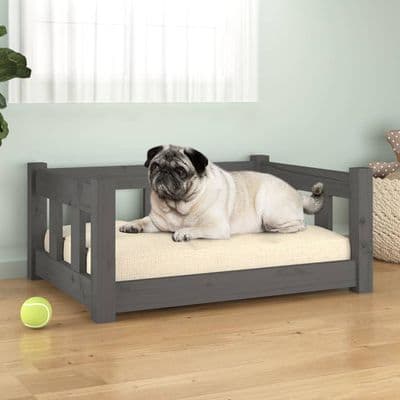 Dog Bed 65.5x50.5x28 cm Solid Wood Pine