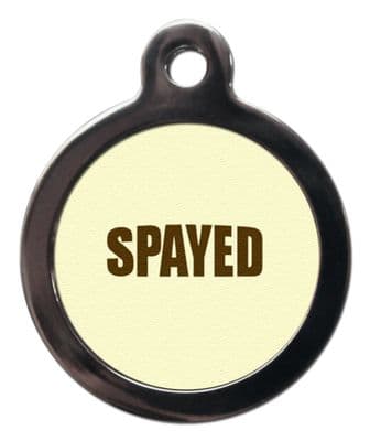 Dog  info Tags - 24mm