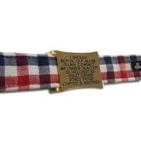 Easy Fit Brass Agility Dog tag