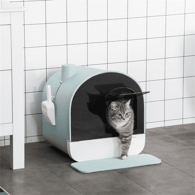 Fully Enclosed Cat Litter Box/Cat Litter Box  (1)