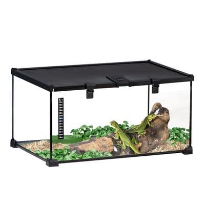 Glass Reptile Terrarium Habitats for Lizards, Frogs, Snake Pawhut (1)