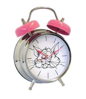 GTP Unisex Cat Meow Sounding Voice Double Bell Quartz Alarm Clock IMP113