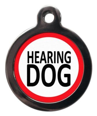 Hearing dog tag