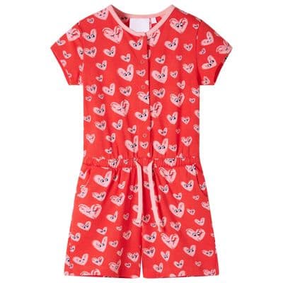 Kids' Playsuit Red Age 3-4