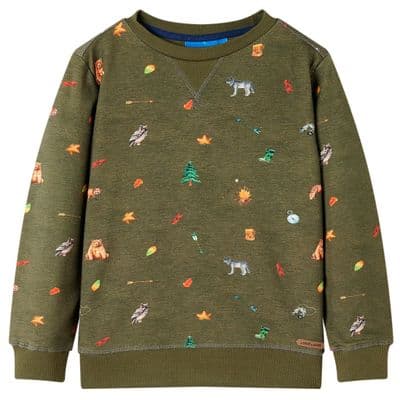 Kids' Sweatshirt Khaki 128 (1)