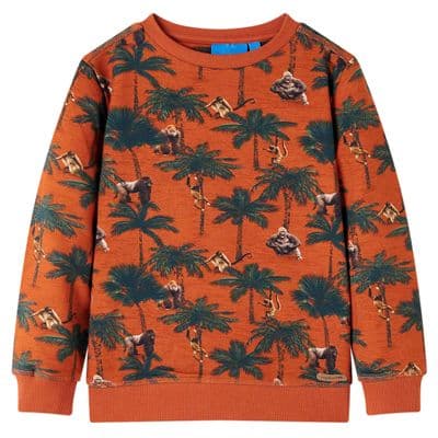 Kids' Sweatshirt Light Rust Age 9-10