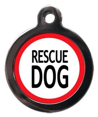 Medical Tags for Dogs - RESCUE DOG