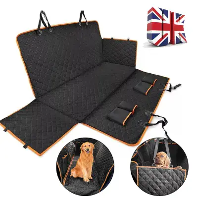 NEW Dog Pet Car Seat Cover Dog Safety Protector Mat Back Seat Hammock Waterproof UK