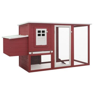 Outdoor Chicken Cage Hen House with 1 Egg Cage Wood