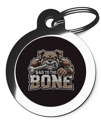 Pet ID Tag Bad to the Bone