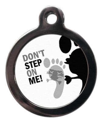 Pet ID Tag DONT STEP ON ME