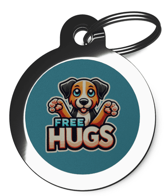 Pet ID Tag Free Hugs
