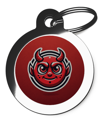 Pet ID Tag Little Devil face