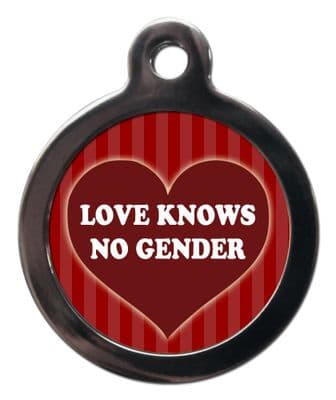 Pet ID Tag  LOVE KNOWS NO GENDER