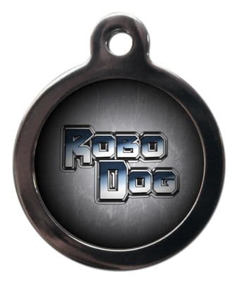 Pet ID Tag Robo Dog 1  Personalised tag