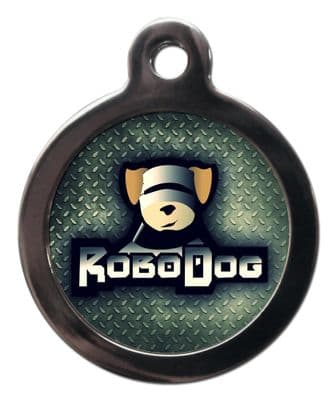 Pet ID Tag Robo Dog 2 Personalised tag (4)