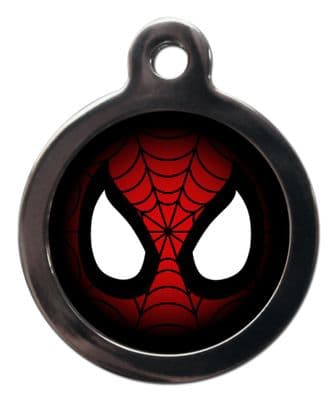 Pet ID Tag Spiderman Face