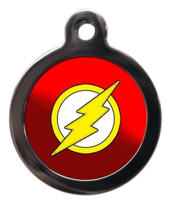 Pet ID Tag THE FLASH  Personalised tag