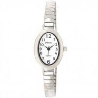 Ravel Ladies White Dial Silver Expander Bracelet Watch  R0202.02.2