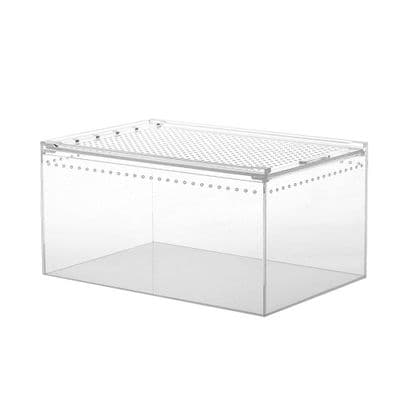Reptile Breeding Box Acrylic Transparent Sliding Cover 