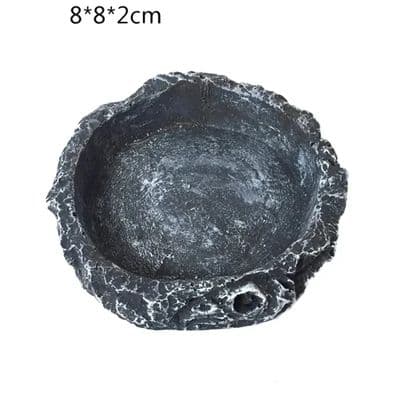 Reptile Supplies Feeding Basin Synthetic Resin Shallow 