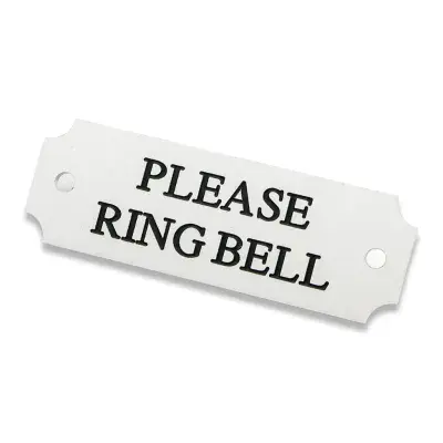 Small Aluminium plaques