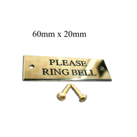 Small engraved brass plate 5 size options