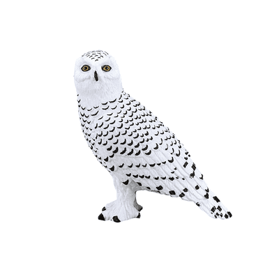 Snowy Owl Toy  Realistic Arctic Bird Model