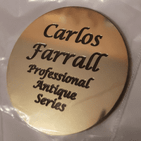 Solid Brass circular plaque 2