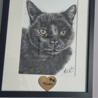 Solid Brass Heart plaque 2