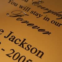 Solid Brass Heart plaque 2