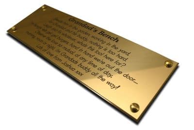 Solid Brass Nameplates 10
