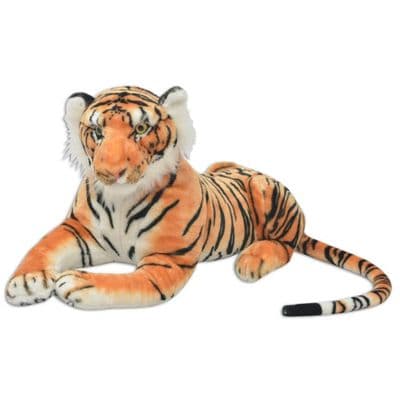 Tiger Toy Plush Brown or White XXL
