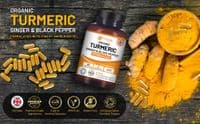 Turmeric Curcumin 1440mg with Black Pepper & Ginger