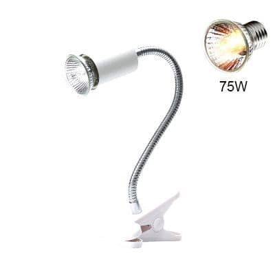 UVB E27 Reptile Basking Lamp Kit - Adjustable Heat & Light - EU Plug