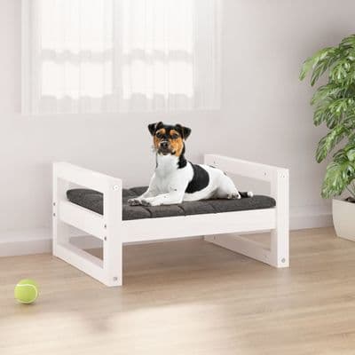 vidaXL Dog Bed 55.5x45.5x28 cm Solid Pine Wood