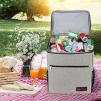 VINSANI GREY BACKPACK COOLER BAG